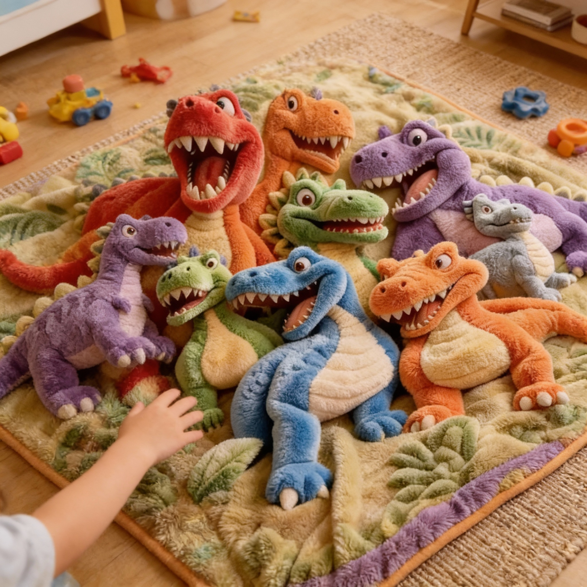 SnuggleSaurus™ 3D Sensory Blanket