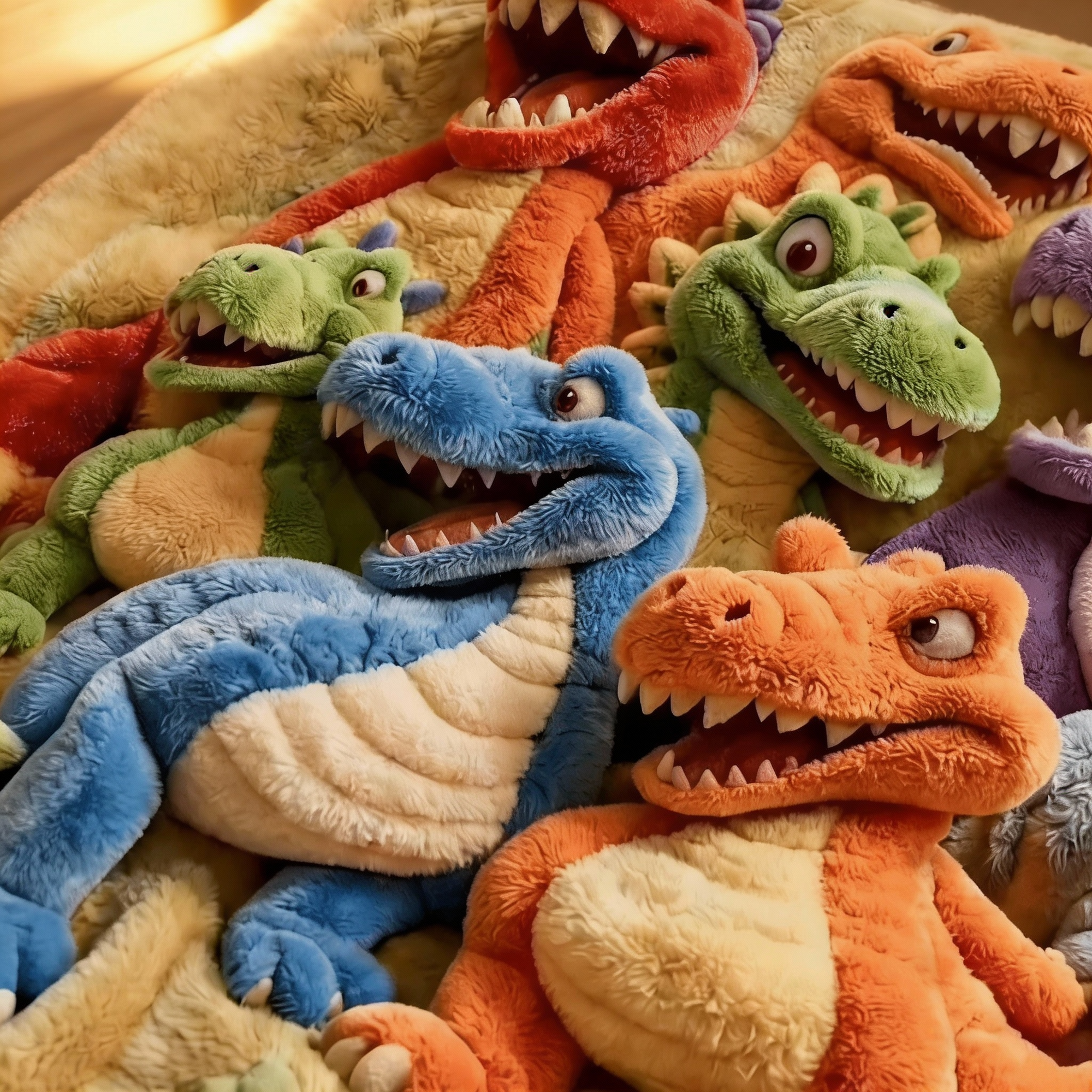 SnuggleSaurus™ 3D Sensory Blanket